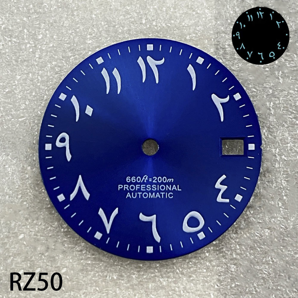 28.5mmの太陽模様アラビア数字Sダイヤル、NH35アイス - Luminous Dial Face のレビューと価格
