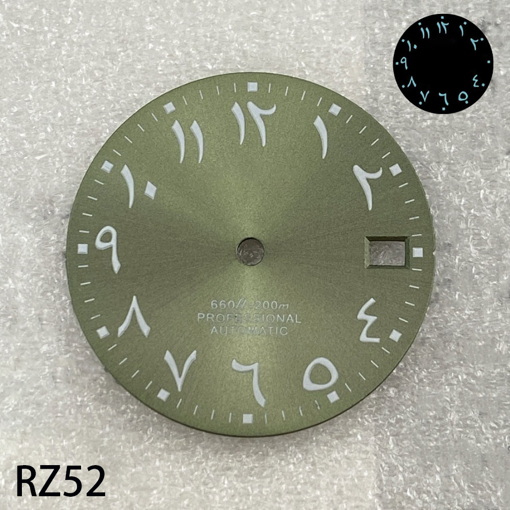 28.5mmの太陽模様アラビア数字Sダイヤル、NH35アイス - Luminous Dial Face のレビューと価格