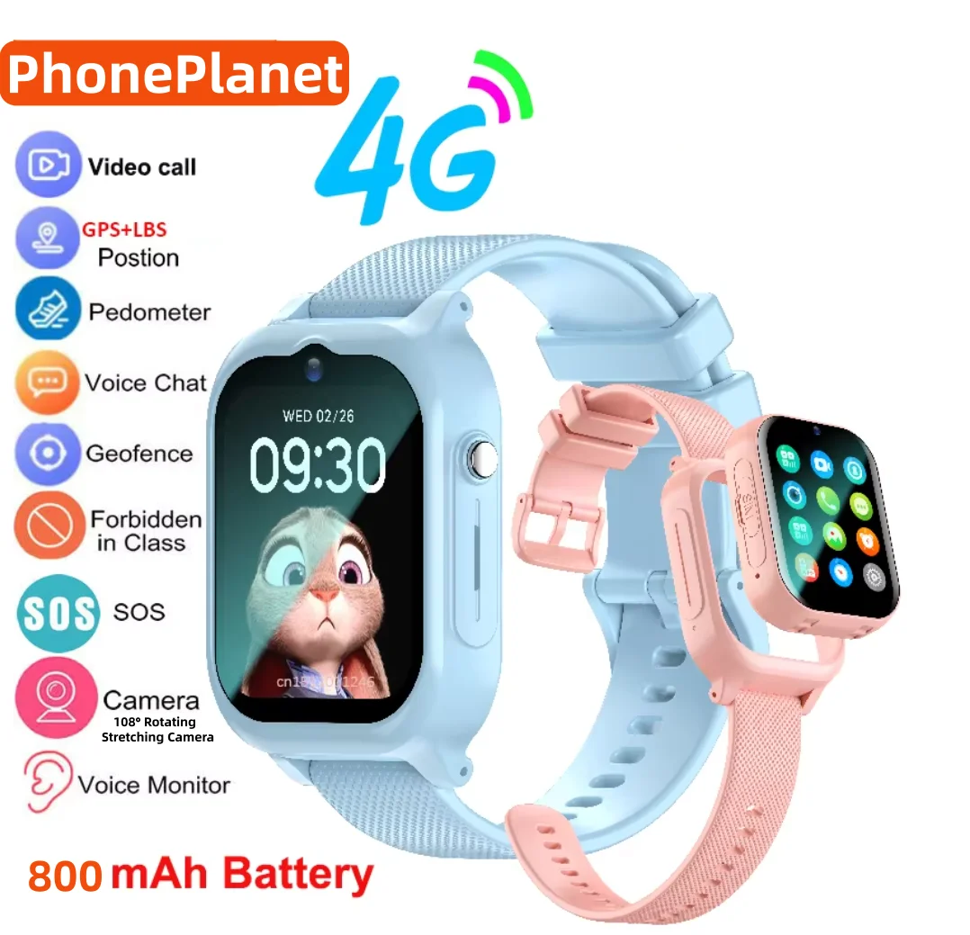 4Gキッズスマートウォッチ GPS SOS ビデオ通話機能付 - Smartwatch Watches For Boys のレビューと価格