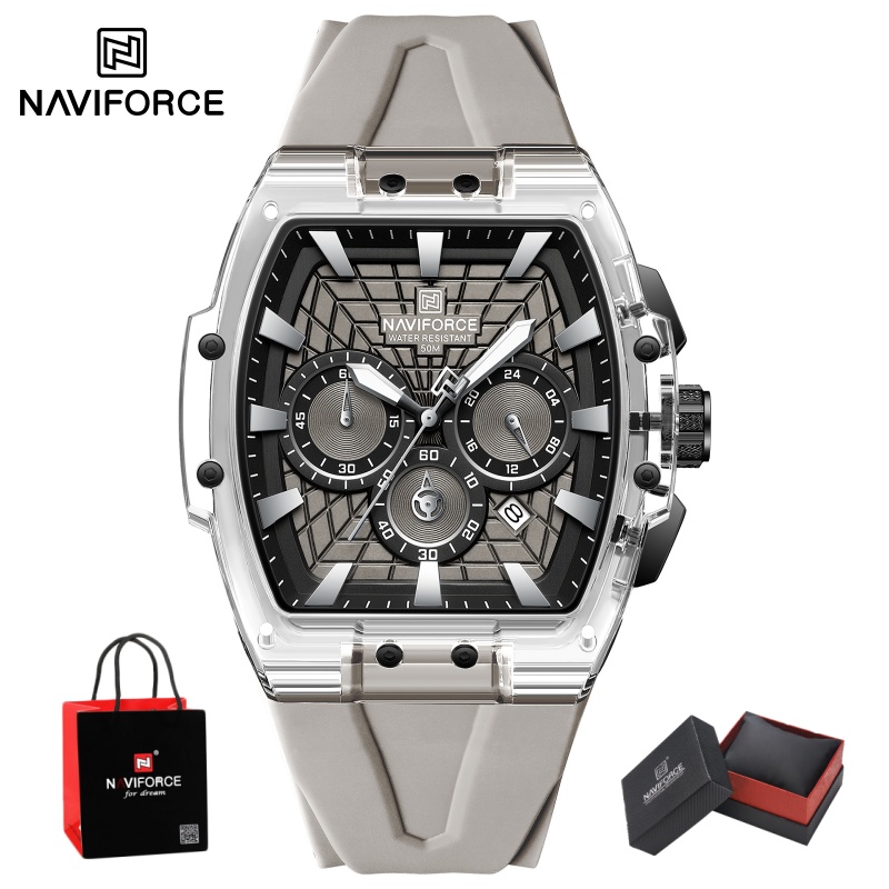 NAVIFORCE メンズスポーツ腕時計 5ATM 防水クロ - Chronograph Sport Watch のレビューと価格