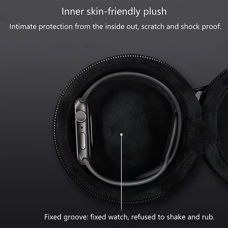1pc 時計収納ボックス耐衝撃性ポータブルトラベルストレージ - Tag Watches Smartwatch のレビューと価格
