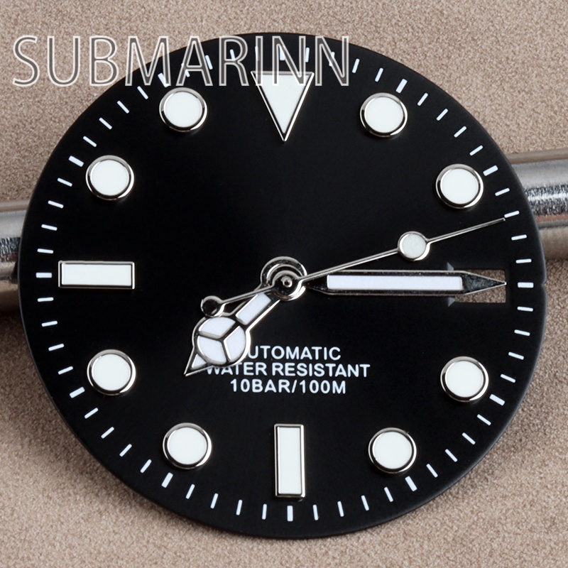 NH35 28.5 ミリメートル時計ダイヤル針グリーン発光サ - Luminous Dial Face のレビューと価格