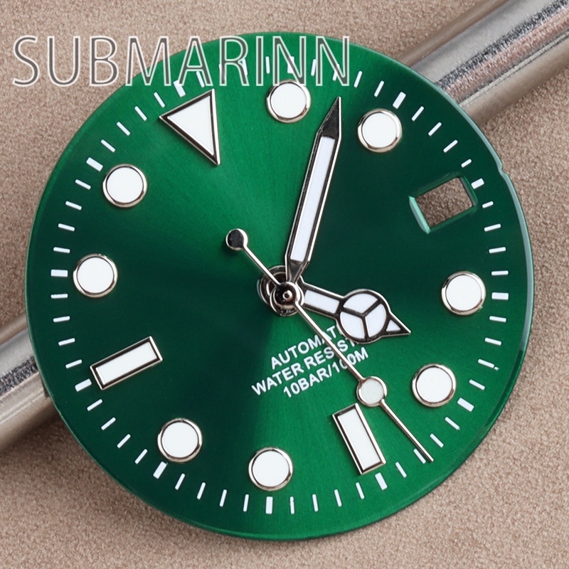 NH35 28.5 ミリメートル時計ダイヤル針グリーン発光サ - Luminous Dial Face のレビューと価格