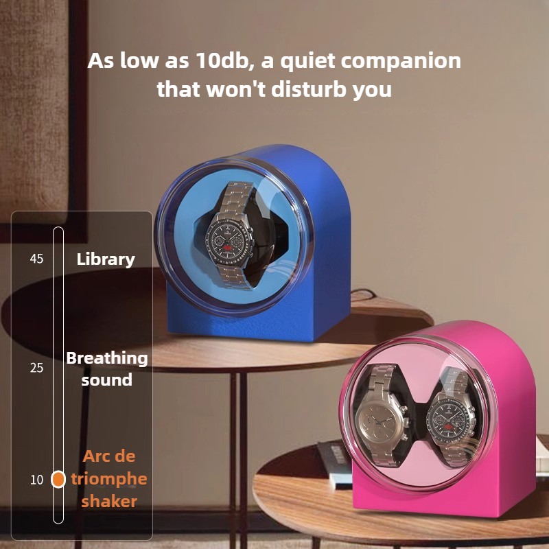 家庭用シングルウォッチワインダー機械式時計巻き上げ機ノイズ低 - Watch Winder Single のレビューと価格