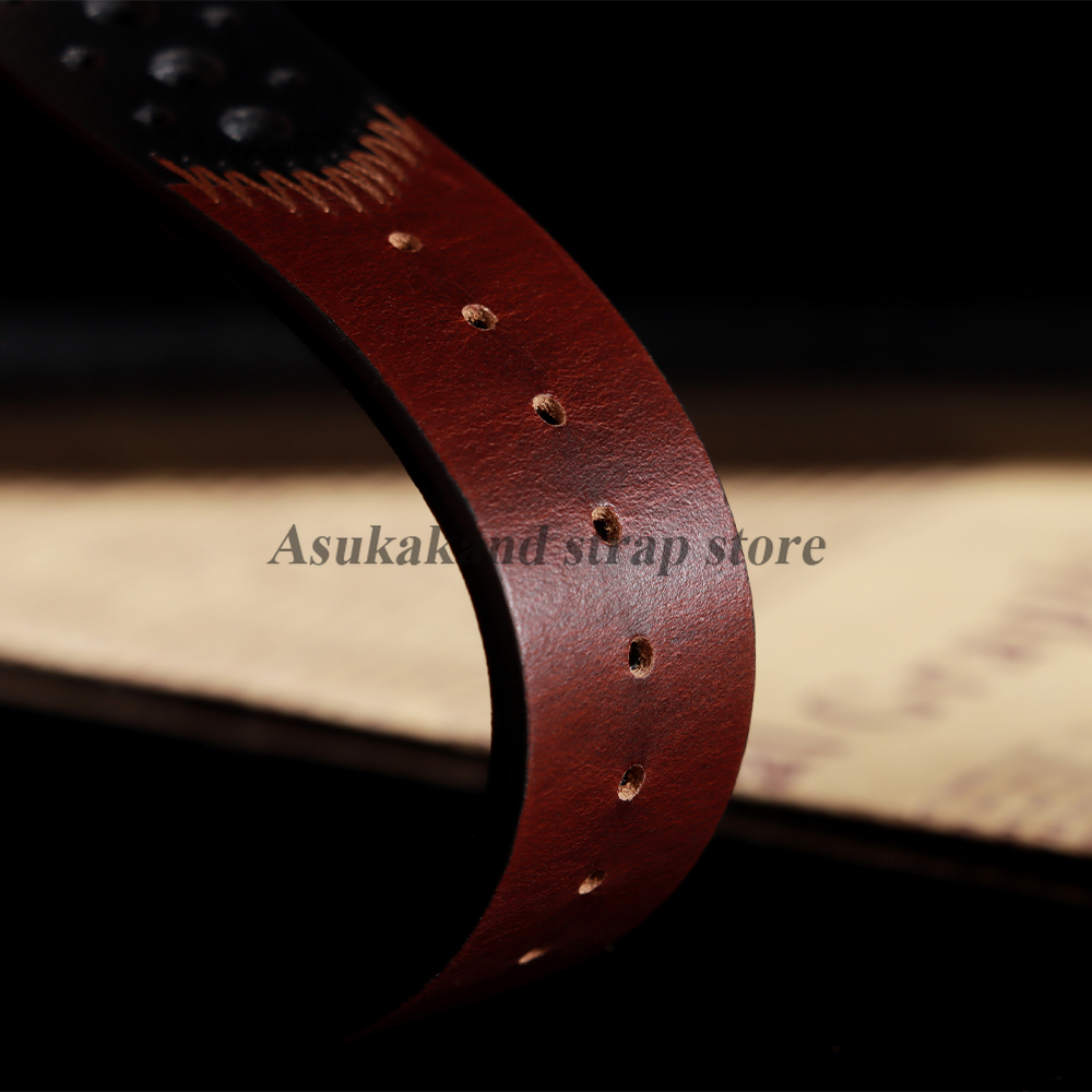 新しいオイルワックスレザー時計ストラップ 20 ミリメートル - Omega Watches Smartwatch のレビューと価格