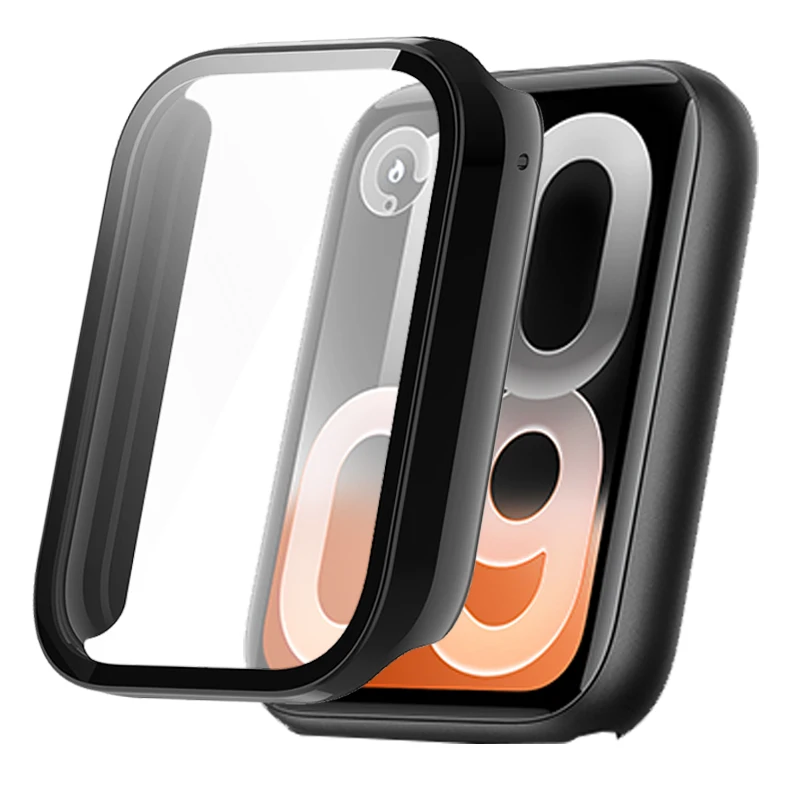 Xiaomiスマートバンド10 Pro用PC+強化ガラスケー - Smartwatch Watches Xiaomi のレビューと価格